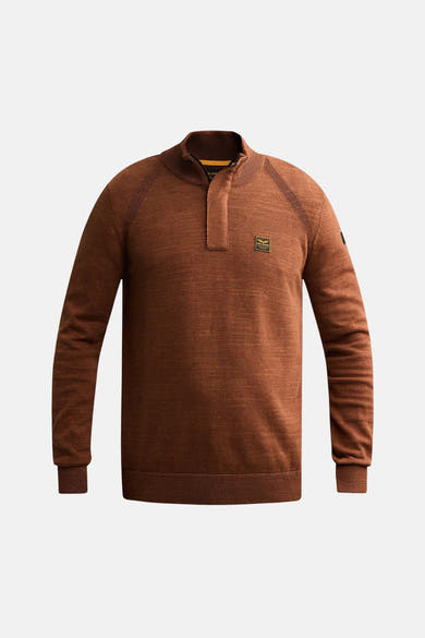 Pull col roulé brique - PME LEGEND