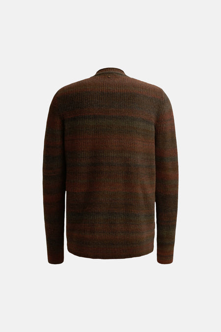 Pull col O - brique