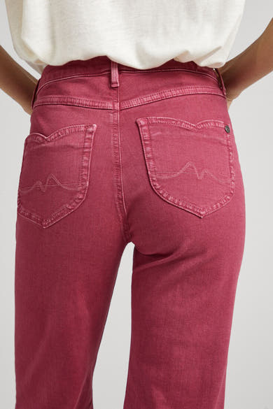 Flare jeans - rood