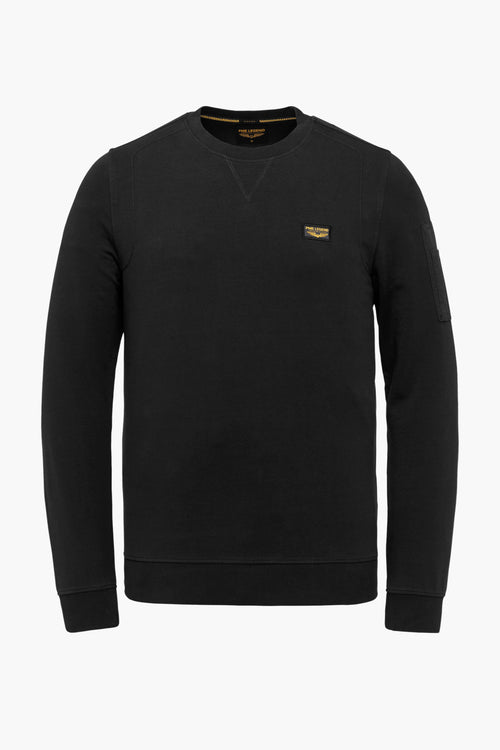 Sweater met ronde hals Zwart - Pme Legend