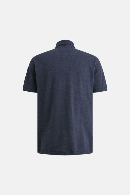 Polo met korte mouwen - blauw