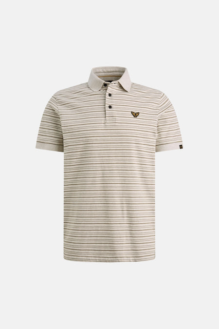 Polo met korte mouwen - beige