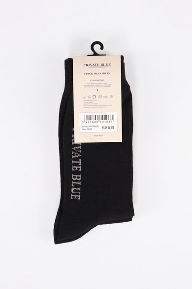 Chaussettes Noir - PRIVATE BLUE