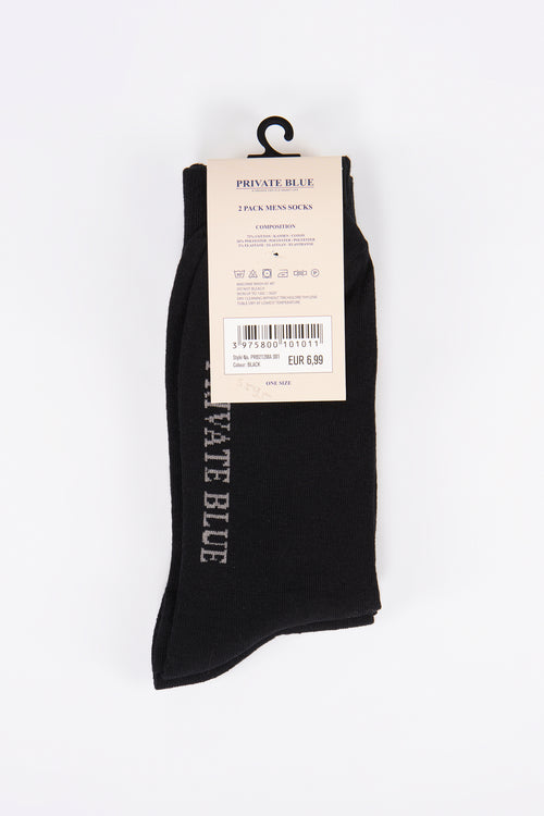 Chaussettes Noir - PRIVATE BLUE