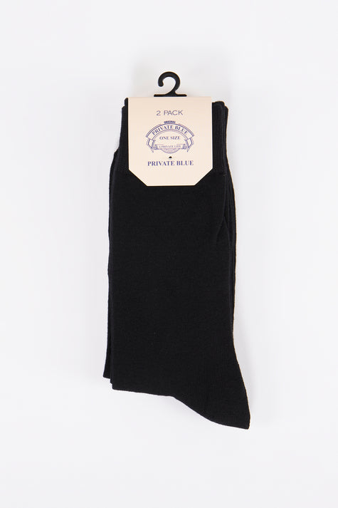 Chaussettes Noir - PRIVATE BLUE