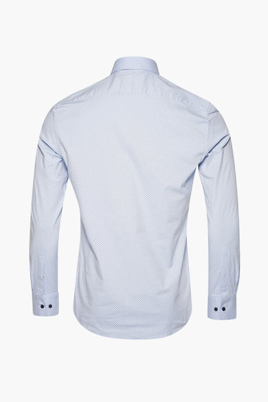 Chemise &agrave; manches longues - bleu
