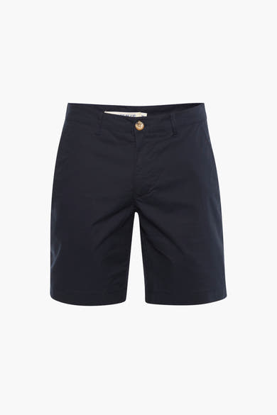 Marineblauwe korte broek van PRIVATE BLUE met achterzak met knoop.