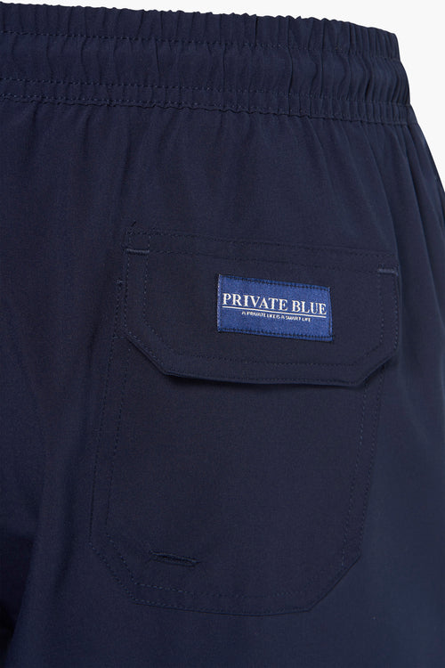 Heren tops beachwear zwemshort Bleu - PRIVATE BLUE