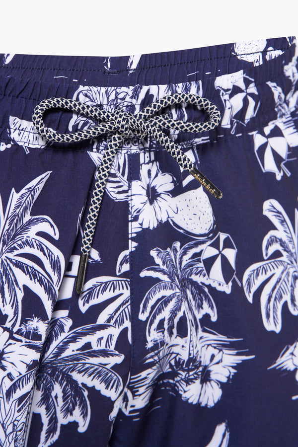 Heren tops beachwear zwemshort Bleu - PRIVATE BLUE