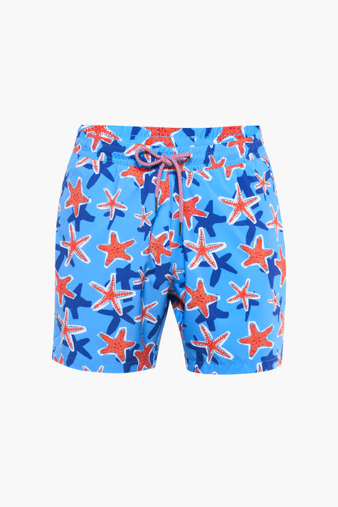 Heren tops beachwear zwemshort Multicolore - PRIVATE BLUE