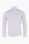 Groen overhemd met lange mouwen van Private Blue, met een roze en blauw geruit patroon.
