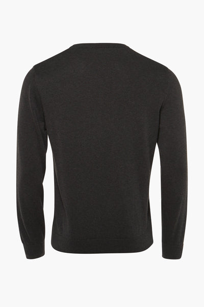 Pull col V Gris - PRIVATE BLUE