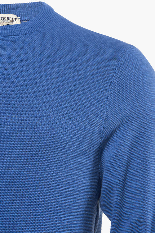 Trui met ronde hals Blauw - PRIVATE BLUE