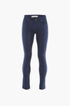 Pantalon coloré bleu de PRIVATE BLUE, coupe ajustée, avec poches avant et fermeture à bouton.
