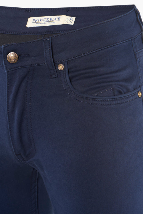 Pantalon coloré Bleu - PRIVATE BLUE