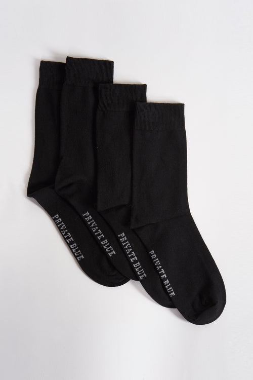 Chaussettes Noir - PRIVATE BLUE