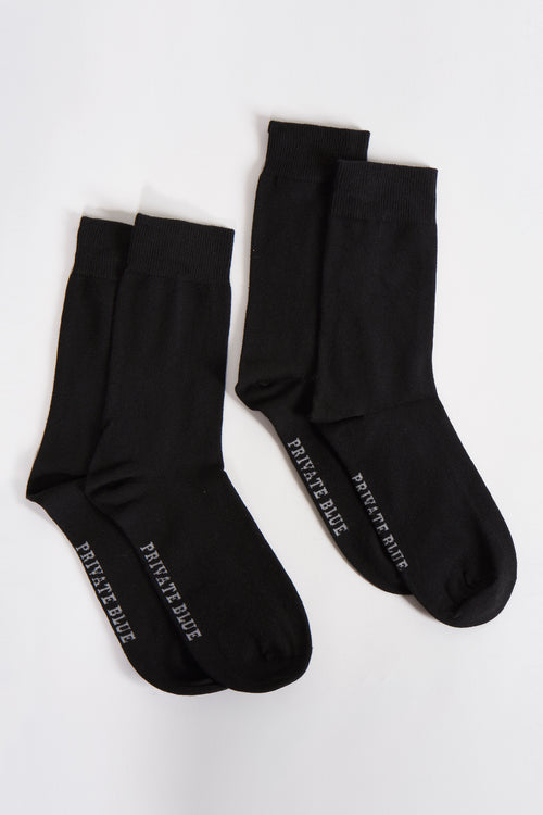 Chaussettes Noir - PRIVATE BLUE