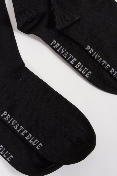 Chaussettes Noir - PRIVATE BLUE