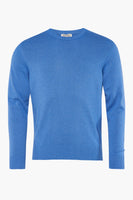 Pull col rond Bleu - PRIVATE BLUE