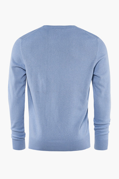 Pull col rond Bleu - PRIVATE BLUE