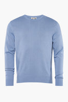 Pull col rond Bleu - PRIVATE BLUE