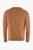 Pull col rond Brun - PRIVATE BLUE