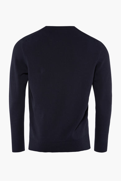 Pull col V Bleu - PRIVATE BLUE