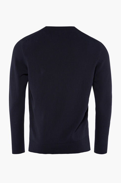 Trui met V-hals Blauw - PRIVATE BLUE