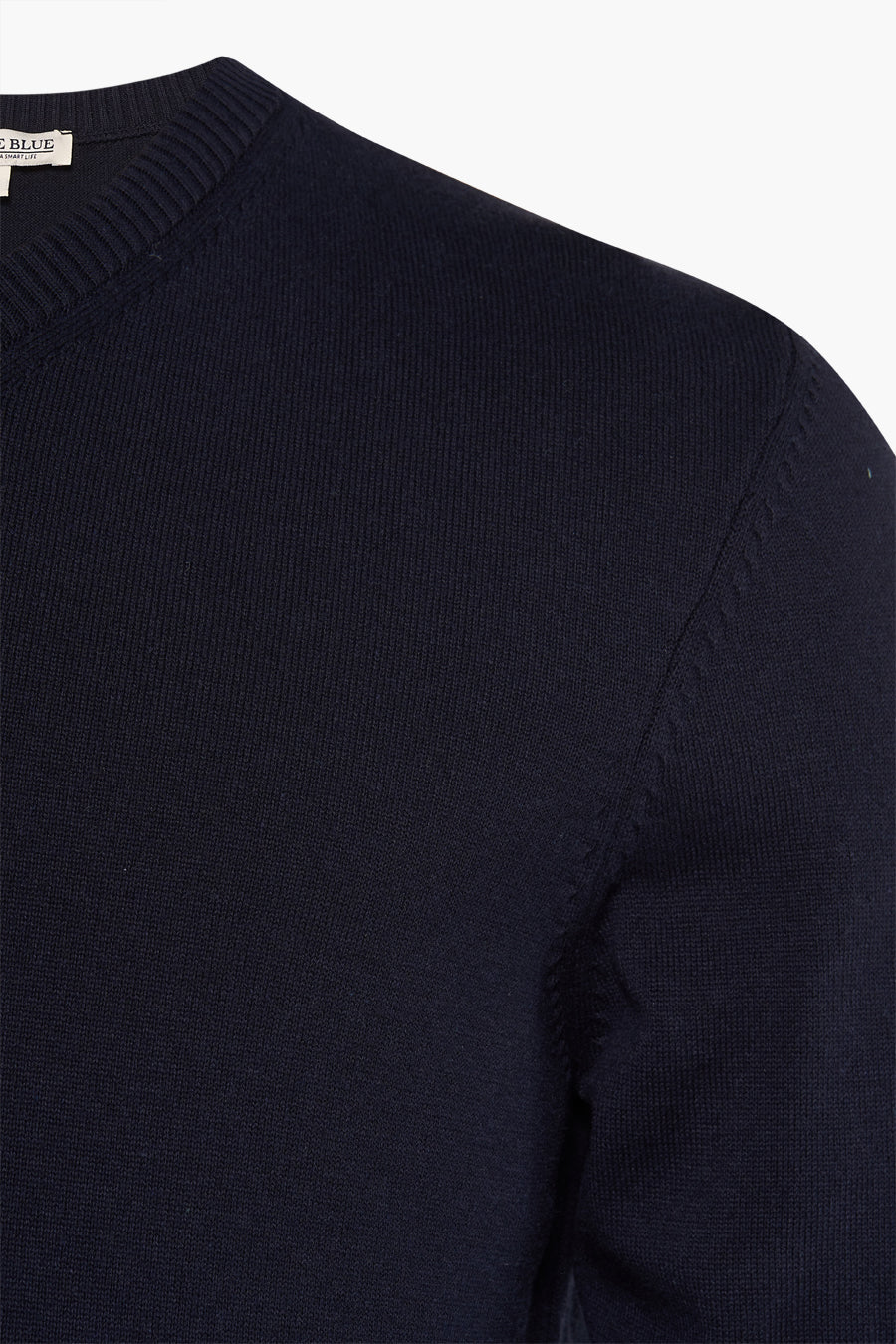 Pull col V Bleu - PRIVATE BLUE