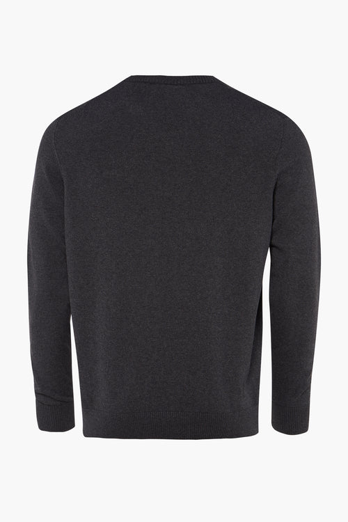 Trui met V-hals Grijs - PRIVATE BLUE