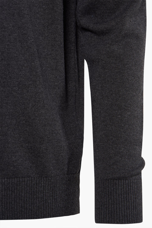 Trui met V-hals Grijs - PRIVATE BLUE