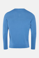 Pull col V Bleu - PRIVATE BLUE