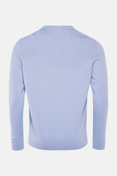 Pull col V Bleu - PRIVATE BLUE