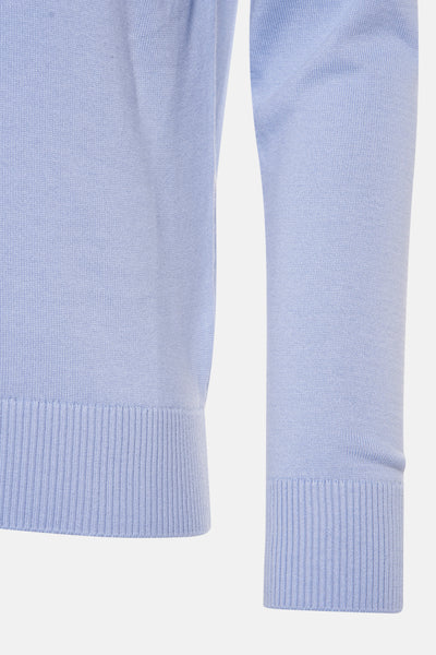 Pull col V Bleu - PRIVATE BLUE