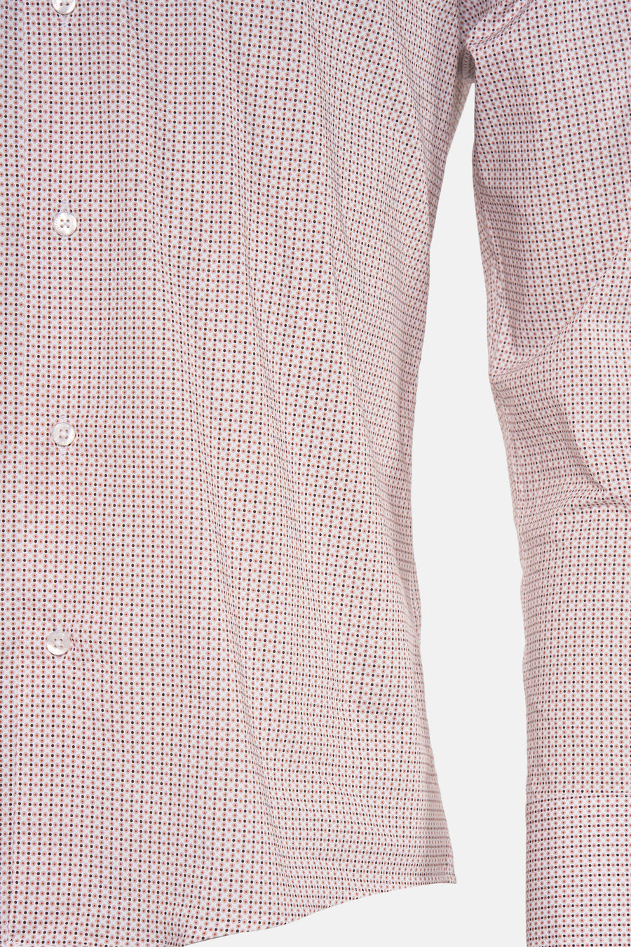 Chemise à manches longues multicolore de PRIVATE BLUE, avec motif à pois géométrique.