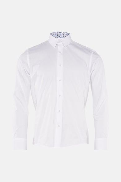 Hemd (lange mouwen) Wit - PRIVATE BLUE