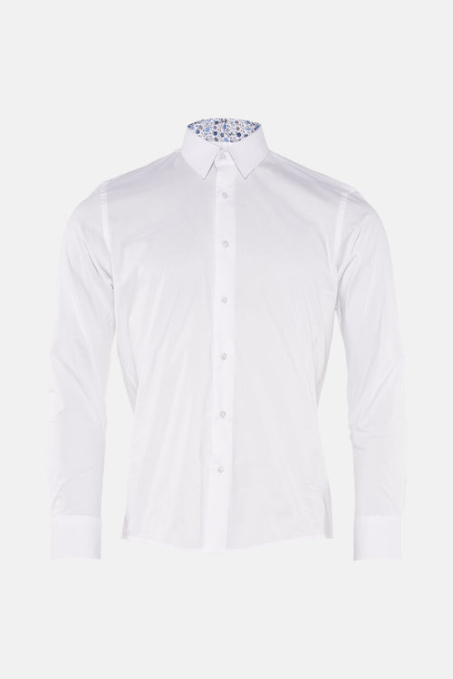 Chemise (manches longues) Blanc - PRIVATE BLUE