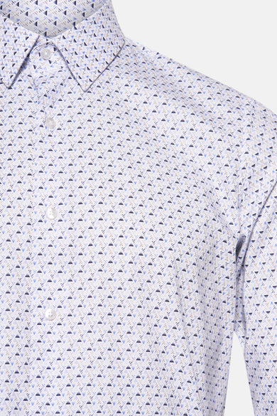 Hemd met lange mouwen - Blauw