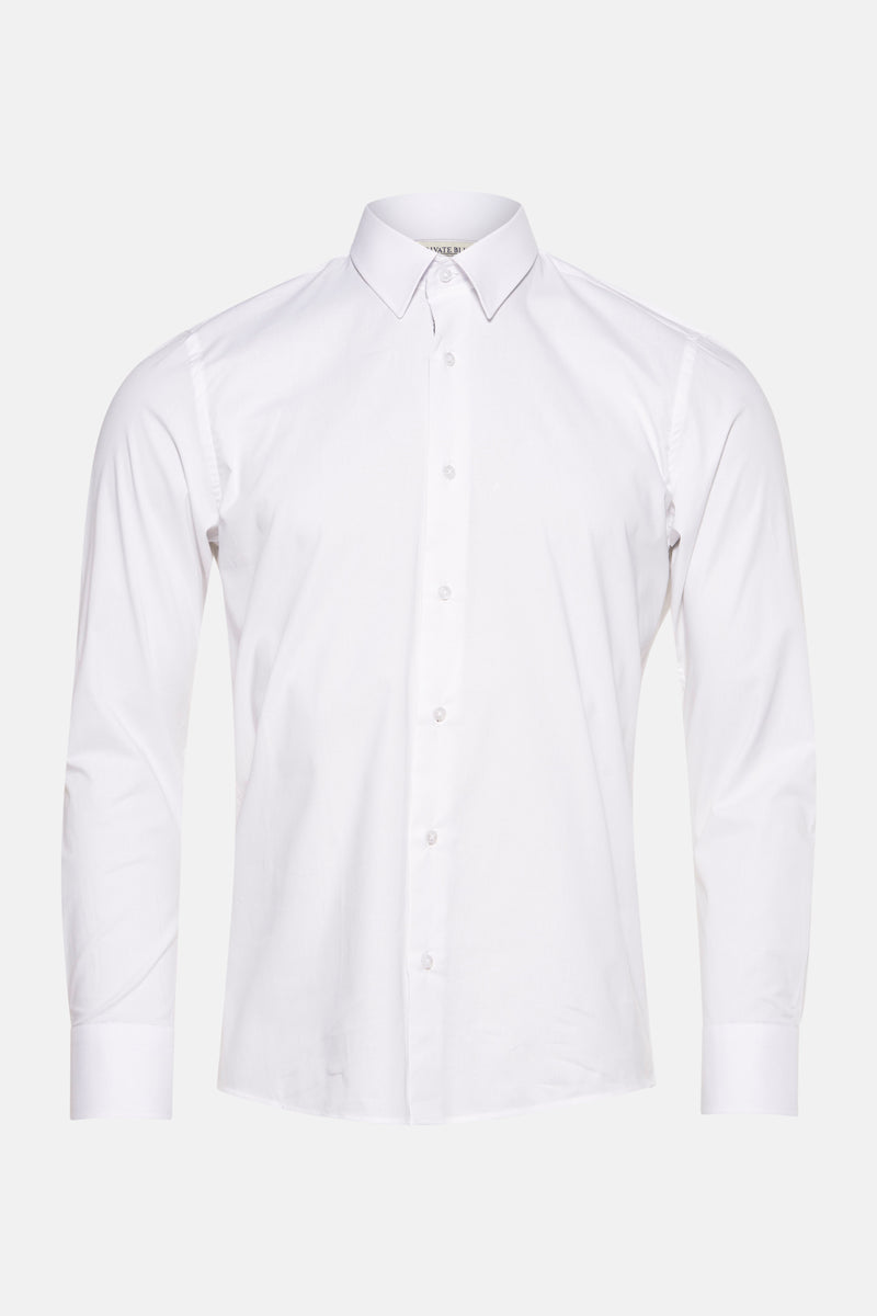 Chemise (manches longues) Blanc - PRIVATE BLUE