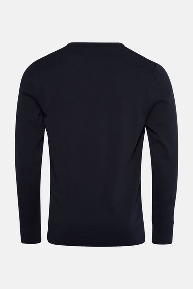 Pull col V Bleu - PRIVATE BLUE
