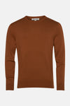 Pull col rond Brun - PRIVATE BLUE