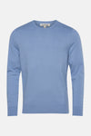 Pull col rond Bleu - PRIVATE BLUE
