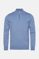 Pull col rond Bleu - PRIVATE BLUE
