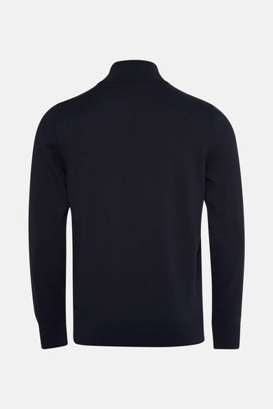 Pull met ronde hals - blauw