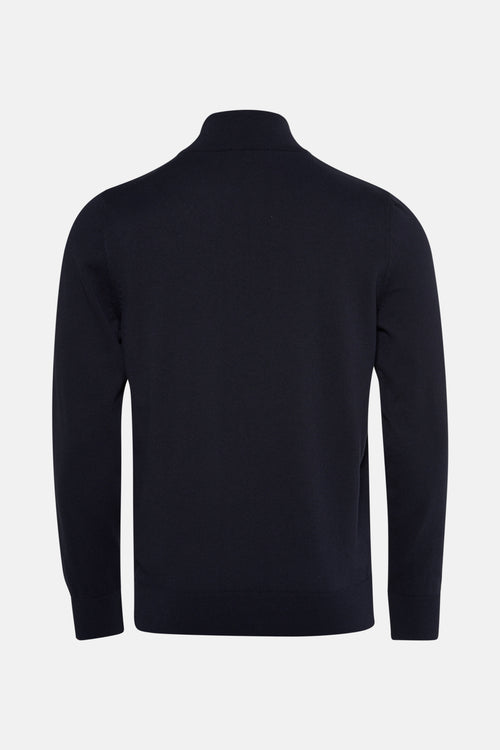 Pull met ronde hals - blauw