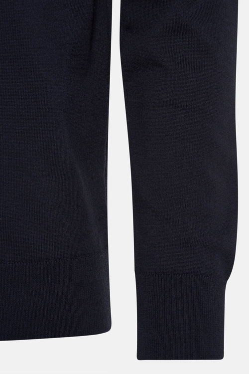 Pull col rond Bleu - PRIVATE BLUE