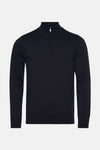 Pull met ronde hals - blauw
