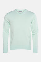 Pull col V vert - PRIVATE BLUE