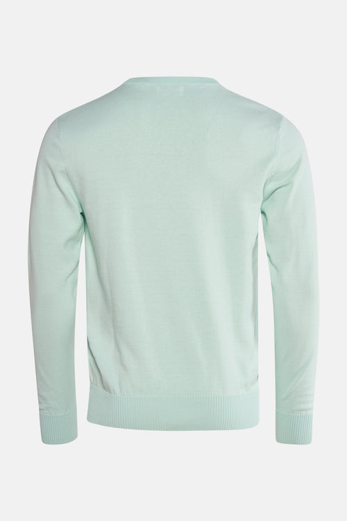 Trui met V-hals groen - PRIVATE BLUE