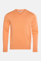 Pull col V rose - PRIVATE BLUE